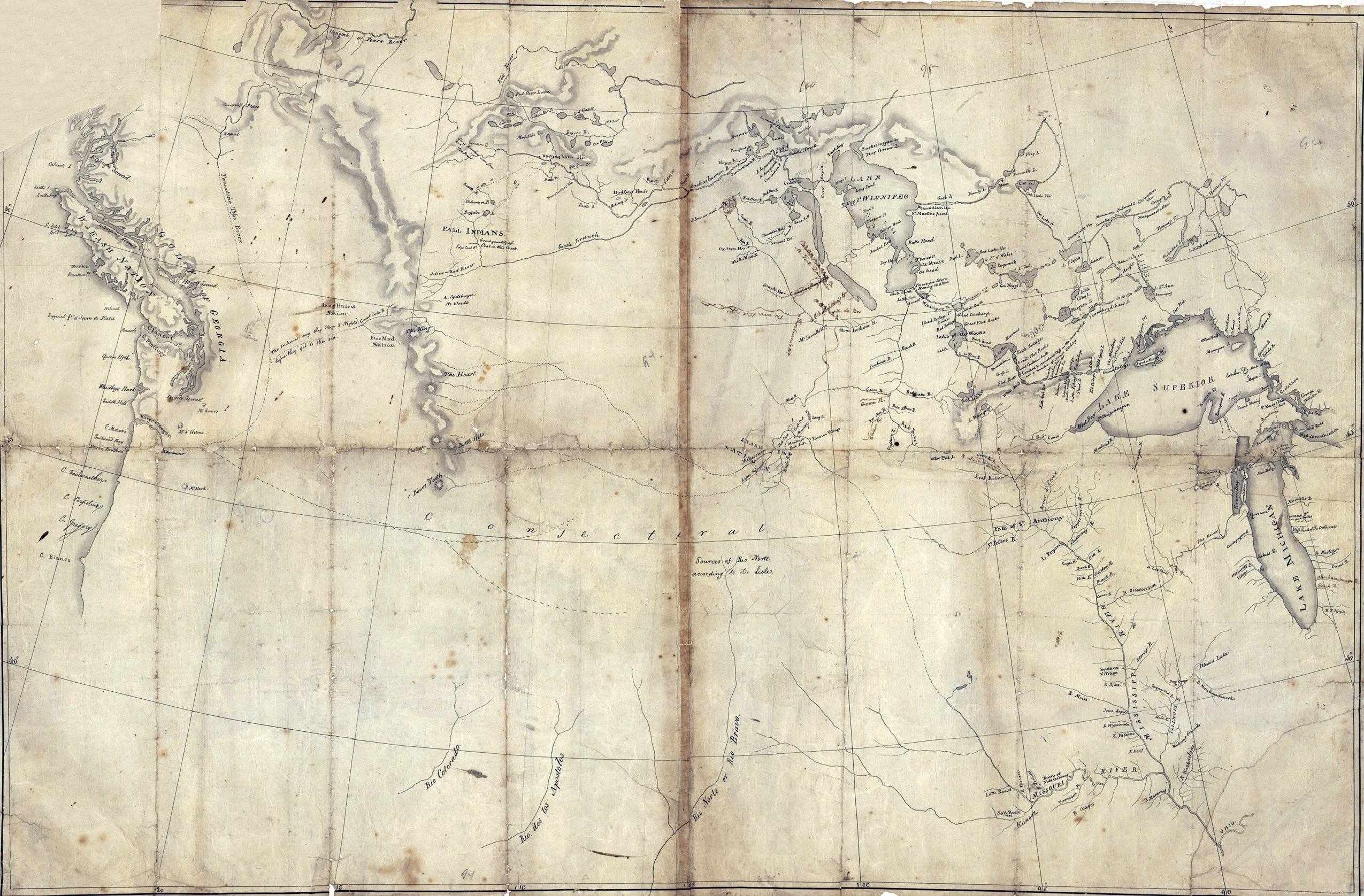 The Lewis and Clark Expedition Map of the Rocky Mountains